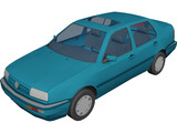 Volkswagen Jetta/Vento (1993) 3D Model preview