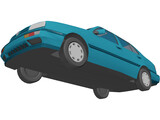 Volkswagen Jetta/Vento (1993) 3D Model