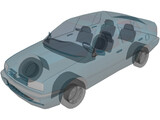 Volkswagen Jetta/Vento (1993) 3D Model