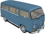 Volkswagen Kombi (1970) 3D Model