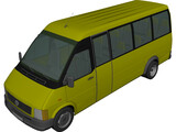 Volkswagen LT Bus [+Interior] 3D Model preview