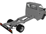 Volkswagen LT Single Cabin 3D Model
