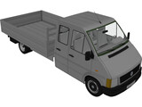 Volkswagen LT Truck Double Cab 3D Model