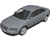 Volkswagen Passat (2004) 3D Model preview