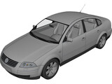Volkswagen Passat B5 3D Model preview