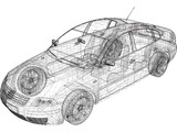 Volkswagen Passat B5 3D Model