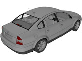 Volkswagen Passat B5 3D Model