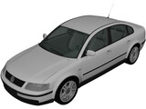Volkswagen Passat B5 Sedan (1997) 3D Model preview
