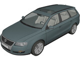 Volkswagen Passat Variant (2006) 3D Model preview
