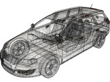 Volkswagen Passat Variant (2006) 3D Model