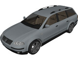 Volkswagen Passat Variant Wagon 3D Model preview