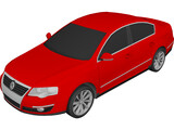 Volkswagen Passat 3D Model preview