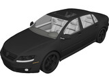 Volkswagen Phaeton W12 3D Model preview