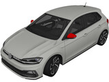 Volkswagen Polo (2018) 3D Model preview