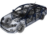 Volkswagen Polo (2020) 3D Model