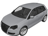 Volkswagen Polo 3D Model preview