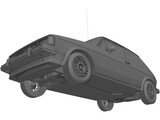 Volkswagen Rabbit Mk1 3D Model