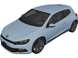 Volkswagen Scirocco 3D Model preview