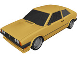 Volkswagen Scirocco GTi 3D Model preview