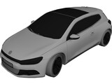 Volkswagen Scirocco 3D Model preview