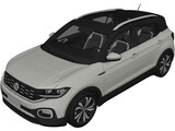 Volkswagen T-Cross Highline (2020) 3D Model preview