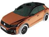 Volkswagen T-Roc R-Line 3D Model preview