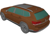 Volkswagen Teramont (2017) 3D Model