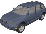 Volkswagen Touareg 3D Model preview
