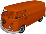 Volkswagen Transporter T1 3D Model preview