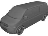 Volkswagen Transporter T5 3D Model preview
