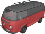 Volkswagen Type 2 3D Model preview