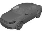 Volkswagen Voyage Comfortline 3D Model preview