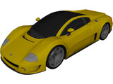 Volkswagen W12 Syncro (1997) 3D Model preview