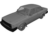 Volvo 242 Turbo (1976) 3D Model preview