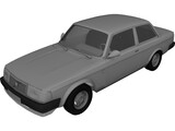 Volvo 242 3D Model preview