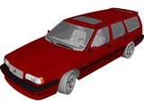 Volvo 850 R (1997) 3D Model preview