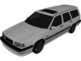 Volvo 850R Estate 3D Model preview