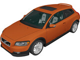 Volvo C30 T5 R-Design (2008) 3D Model preview