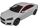 Volvo C70 (2010) 3D Model preview