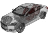 Volvo C70 (2010) 3D Model