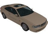 Volvo C70 Coupe 3D Model