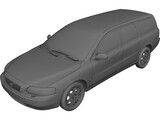 Volvo C70 Wagon (2004) 3D Model preview