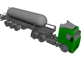 Volvo Carbon Dioxide Truck 3D Model preview