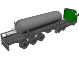 Volvo Carbon Dioxide Truck 3D Model