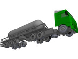 Volvo Carbon Dioxide Truck 3D Model
