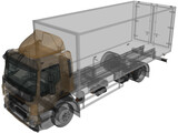 Volvo FL Box Truck (2013) 3D Model