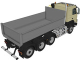 Volvo FMX Tridem (2013) 3D Model