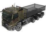 Volvo FMX Tridem (2013) 3D Model