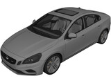 Volvo S60 (2010) 3D Model preview