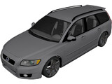 Volvo V50 3D Model preview